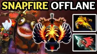 🔥 COOKIE = BURST &mdash; SNAPFIRE OFFLANE | DOTA 2 🔥