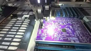 NeoDen YY1 with custom 3D-printed IC feeder mounts.