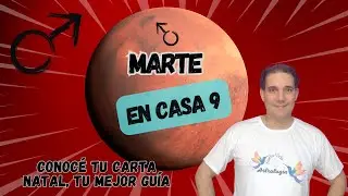 Marte en Casa 9 de la Carta Natal ¡ Un impulso aventurero! #marte #energia #astrología #cartanatal