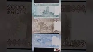 SOS 80k #somalia #50k #10k #shilling #ship #mosque #fish #theatre #bank #collectibles #money #candc