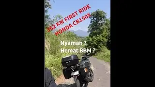 KONSUMSI BBM HONDA CB150X 1 LITER SAMPAI 50,5 KM !   #motortouring