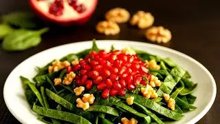Refreshing Spinach & Pomegranate Salad | Easy Healthy Recipe!