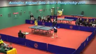 Table Tennis Australian National Championship - WO Final Sally Z vs Jiang FL