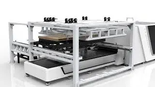 P-A Bodor metal sheet fiber laser cutting machine