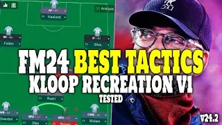 Протестированы лучшие тактики на FM24 &mdash; KLOOP RECREATION V1 &mdash; Football Manager 2024