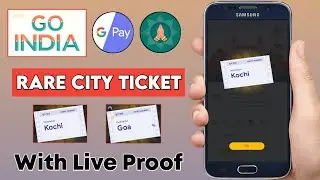 Google Pay GO INDIA Trick | Unlimited Rare City Ticket Trick | Earn ₹101 - ₹501 G-Pay Go India Offer