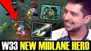 W33 NEW MIDLANE HERO..!! Spirit Breaker Midlane Non-Stop Roaming by W33 7.25 | Dota 2