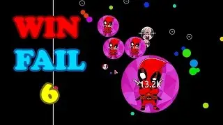 Agar.io Win/Fail #6 INSANE DoubleSplit | #HappyHalloween