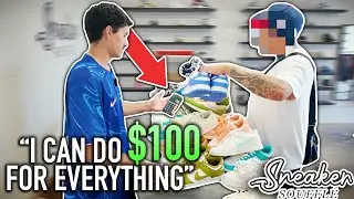 I Offered Him $100 for His Sneakers&hellip; He Said YES