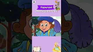 Rapunzel Meets the Prince 🌟 Bedtime Stories #shorts