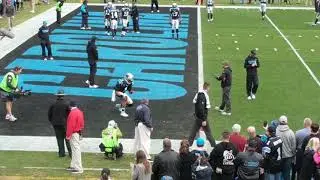 12/24/2017 Panthers vs Buccaneers - Cam Newton warming up