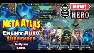 SEKALI TEAM A.B.A.M GUNA META ATLAS ENEMY AUTO SURRENDER, GAME HANYA 9 MINIT SAHAJA | MOBILE LEGENDS