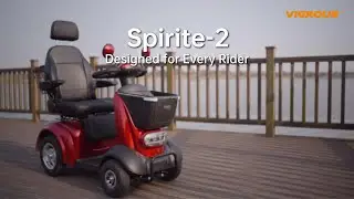 Spirite-2: The Smart 4-Wheel Scooter with EM Brakes