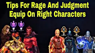 Rage And Judgment CTP Guide For Right Characters 2022 - Marvel Future Fight