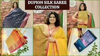 Dupion Silk Saree Collection | Vyakhya Sarees | Saree Haul Online