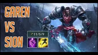 Garen vs Sion Season 7 Gameplay
