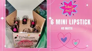 6 Matt lipstick only in 249💸 #teenager#looks#easytocarry💄