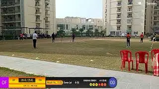 Omega Destroyer vs Omega Fighters live cricket match |  live - Omega Appartment Lucknow