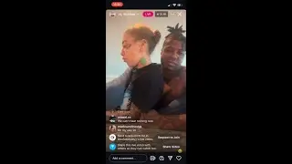 Blueface IG Live Drama (With New GF)
