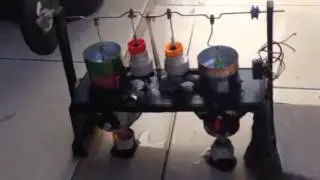 Motor striling de 2 cilindros funcionamento