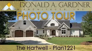 Ranch house plan with a sprawling one-story floor plan | The Hartwell