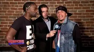 Gino Toldyouso - EJ Sparks  Gino Rivera  Backstage interview  CWFAZ