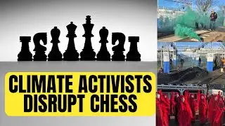 Tata Steel Chess 2026 disrupted by group Extinction Rebellion who dump kilos of coal on entrance
