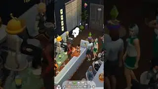Partying 👻 🎃 #halloween #shorts #sims4