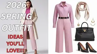 Winter to Spring 2026 Outfit Inspiration | Elegant Transitional Wardrobe for Women