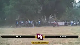 GREAT INDIA vs MARUTI | 2nd Soumyajit Memorial Knockout Cricket Tournament (Round One) | Live - Ro&hellip;