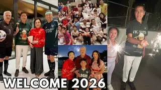 Празднование Нового года семьей Сотто 🎉 Добро пожаловать в 2026 год! Вик Сотто, Хелан Гамбоа