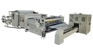 Automatic glue lamination small bobbin paper making machine production line