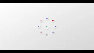 Contact Button and Icons using just HTML and CSS