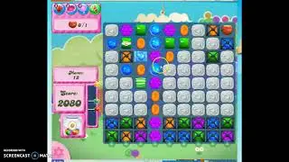 Candy Crush Level 55, Audio Talkthrough, 2 Stars 0 Boosters