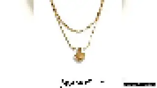 Yhpup Golden PVD Plated Stainless Steel Double-Layer Chain Heart Drop Korean Necklace 2025 Waterproo