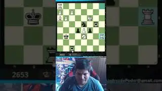 Mate en 5, todo con chekity | #ajedrezdeelite en #Twitch