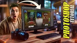 How I Design Cinematic Thumbnail in Photoshop 😃 | Step by Step