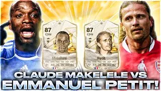 WHO SHOULD YOU CHOOSE??? ICONS 87 RATED EMMANUEL PETIT OR 87 RATED MAKELELE - EA FC24 ULTIMATE TEAM