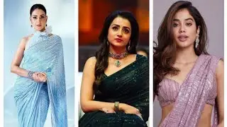 ||Latest,Trending Celebrity Style Collection Beautiful Sequence Sarees for Parties/Functions||