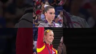 If only she had landed the second Vault😢 #gymnastics #vault #olympics #fall