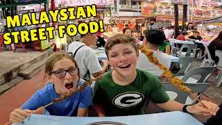 American Kids Try Crazy & Delicious Street Food on Jalan Alor, Malaysia! 🇲🇾