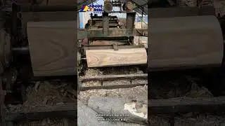 Plywood Spindle Veneer Peeling Machine #machine #wood #veneer #plywood #plywoodmachine