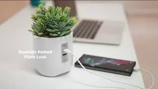 iHome Power Plant Charging Station with Multiple USB Charging Ports (iPP45)