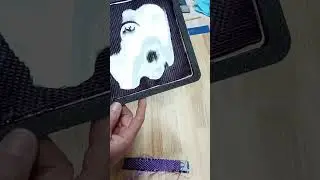 Purple Hybrid Carbon Fiber Test Panel Result #carbonparts