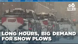 Heavy snow brings long hours -- and big demand -- for private snow plow drivers