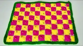 DIY -  beautiful table mate craft making ideas \\ AWESOME WOOLEN CRAFT TABLE MATE MAKING AT HOME ||