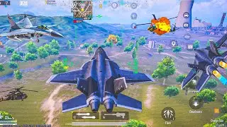4 fighter jets destroy everything with Fighter Jet + M202 in Payload 💥😱🗿💀 | PUBG Mobile 