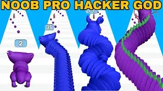 NOOB VS PRO VS HACKER VS GOD  of Pop Tube Run @playgame24dia