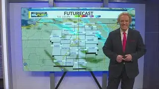 Cloudy, cold and breezy afternoon