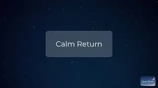 Deep Calm & Nervous System Reset for Sleep and Relaxation | Quiet Reset Audio